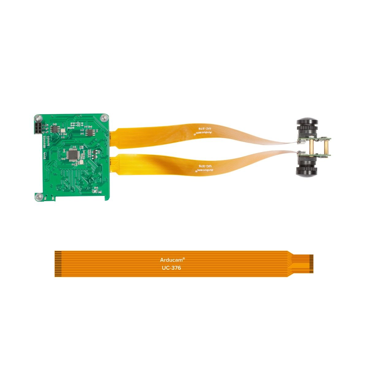 Arducam 8Mp Synchronous Stereo Camera Bundle - Arducam 8MP 同期ステレオカメラバンドルキット Raspberry Pi 用魚眼レンズ付き
