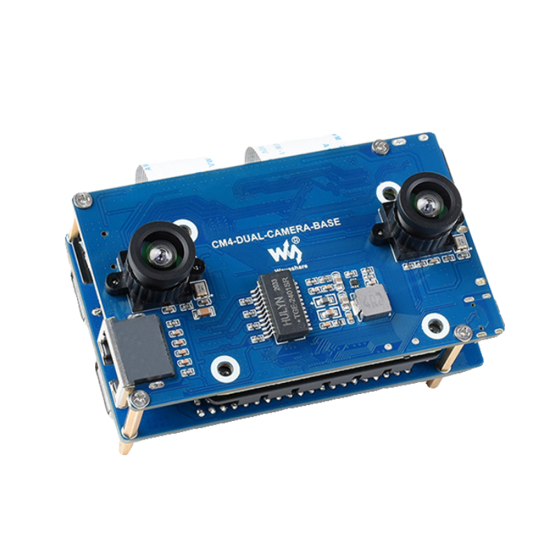 ホットラズベリーパイCM4双眼視覚拡張ボード コンピュートモ - Raspberry Pi Compute Module 4 Dual Camera Board のレビューと価格