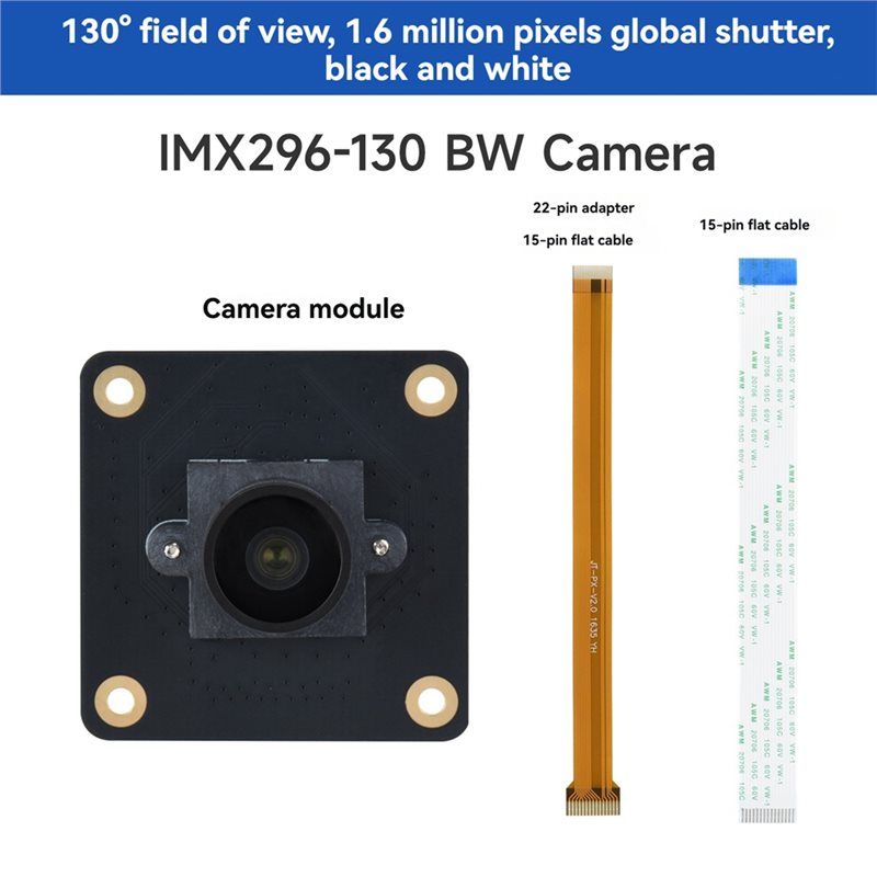 B29C-IMX296 1456X1088 1.6MP BW - Raspberry Pi Global Shutter Camera Imx296 のレビューと価格