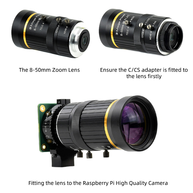 ラズベリーパイ高品質カメラ12.3MP IMX477センサー - Raspberry Pi Global Shutter Camera Imx296 のレビューと価格
