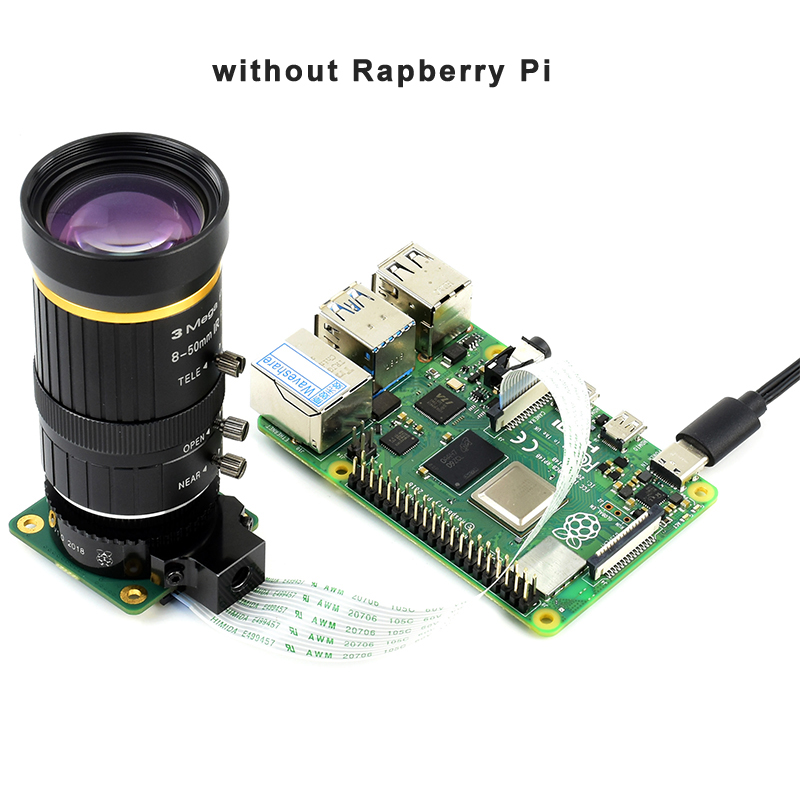 ラズベリーパイ高品質カメラ12.3MP IMX477センサー - Raspberry Pi Global Shutter Camera Imx296 のレビューと価格