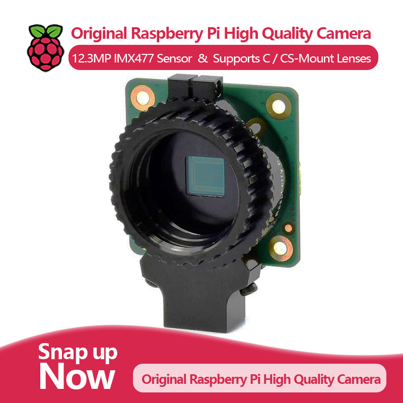 オリジナル Raspberry Pi 高品質カメラ、12.3 - Raspberry Pi Global Shutter Camera Imx296 のレビューと価格